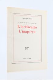 JABES : L'ineffaçable. - L'inaperçu - Prima edizione - Edition-Originale.com