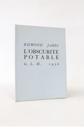 JABES : L'obscurité potable - Prima edizione - Edition-Originale.com