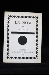 JACOB : Le nom - Prima edizione - Edition-Originale.com