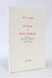 JACOB : Lettres à René Rimbert - Edition Originale - Edition-Originale.com