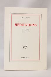 JACOB : Méditations - Erste Ausgabe - Edition-Originale.com