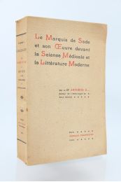 JACOBUS  : Le marquis de Sade et son oeuvre devant la science médicale et la littérature moderne - Edition Originale - Edition-Originale.com