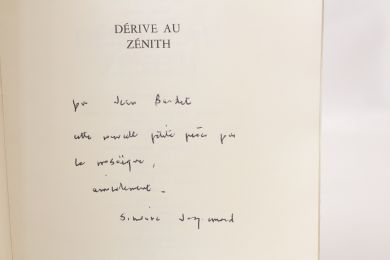 JACQUEMARD : Dérive au zénith - Autographe, Edition Originale - Edition-Originale.com