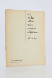 JAKOVSKI : Arp Calder Hélion Mirô Pevsner Séligmann - Prima edizione - Edition-Originale.com