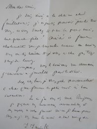 JANIN : Billet autographe signé Jules Janin à son ami M. Moreau - First edition - Edition-Originale.com