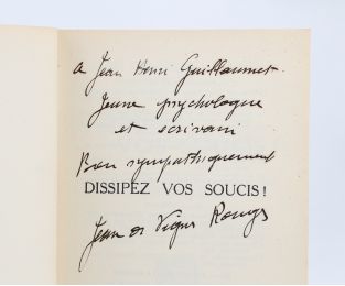 JEAN DES VIGNES ROUGES : Dissipez vos soucis ! La psychanalyse au service de bonheur - Libro autografato, Prima edizione - Edition-Originale.com