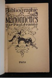 JEANNE : Bibliographie des marionnettes - Signiert, Erste Ausgabe - Edition-Originale.com