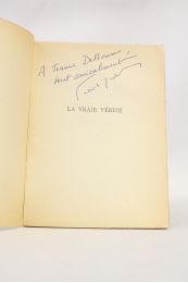 JEANSON : La vraie vérité. Alibi suive de récrimination  - Signed book, First edition - Edition-Originale.com