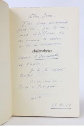 JOUHANDEAU : Animaleries - Libro autografato, Prima edizione - Edition-Originale.com
