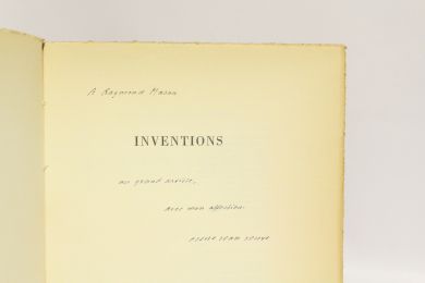 JOUVE : Inventions - Signed book, First edition - Edition-Originale.com