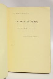JOUVE : Le paradis perdu - Libro autografato - Edition-Originale.com