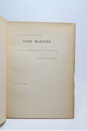 JOUVE : Vers majeurs - Autographe, Edition Originale - Edition-Originale.com