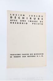 JUBLOU : Déchirure - Erste Ausgabe - Edition-Originale.com
