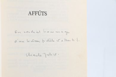 JULIET : Affûts - Signed book, First edition - Edition-Originale.com
