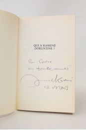 KADARE : Qui a ramené Doruntine ? - Autographe, Edition Originale - Edition-Originale.com