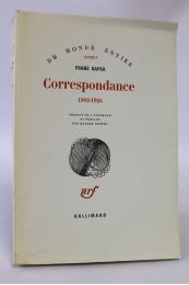 KAFKA : Correspondance 1902-1924 - Erste Ausgabe - Edition-Originale.com