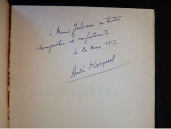 KARQUEL : L'homme à la mesure de son temps - Signed book, First edition - Edition-Originale.com