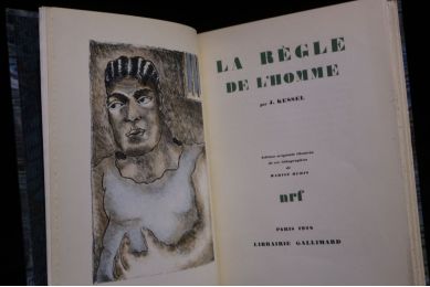 KESSEL : La règle de l'homme - Edition Originale - Edition-Originale.com