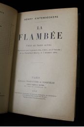 KISTEMAECKERS : La flambée - Autographe, Edition Originale - Edition-Originale.com