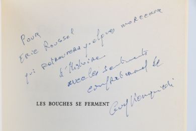 KONOPNICKI : Les bouches se ferment - Autographe, Edition Originale - Edition-Originale.com