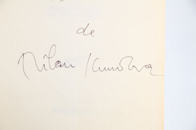 KUNDERA : La Valse aux Adieux - Autographe, Edition Originale - Edition-Originale.com