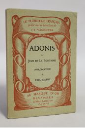 LA FONTAINE : Adonis - Autographe, Edition Originale - Edition-Originale.com