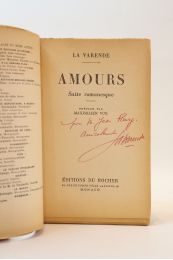 LA VARENDE : Amours - Autographe - Edition-Originale.com