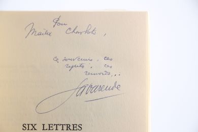 LA VARENDE : Six Lettres à un jeune Prince - Signed book, First edition - Edition-Originale.com