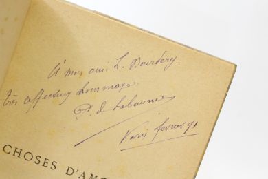 LABAUME : Choses d'amour - Libro autografato, Prima edizione - Edition-Originale.com