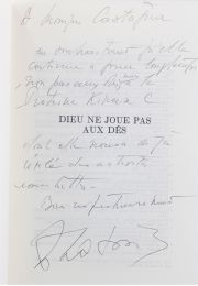 LABORIT : Dieu ne joue pas aux dés - Signiert, Erste Ausgabe - Edition-Originale.com