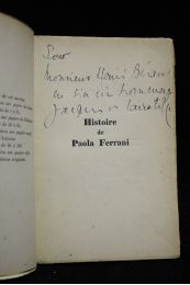 LACRETELLE : Histoire de Paola Ferrani - Signiert, Erste Ausgabe - Edition-Originale.com