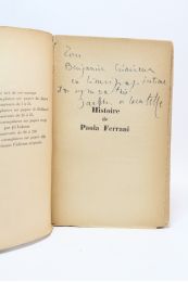 LACRETELLE : Histoire de Paola Ferrani - Autographe, Edition Originale - Edition-Originale.com