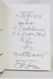 LACROIX : Qui est là ? - Signed book, First edition - Edition-Originale.com