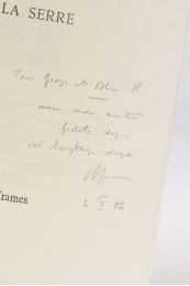 LAMBERT : La serre - Autographe, Edition Originale - Edition-Originale.com