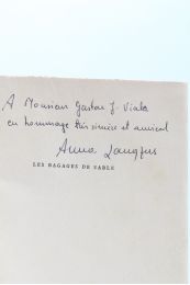 LANGFUS : Les bagages de sable - Libro autografato, Prima edizione - Edition-Originale.com