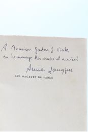 LANGFUS : Les bagages de sable - Signed book, First edition - Edition-Originale.com