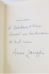 LANGFUS : Saute, Barbara - Signed book, First edition - Edition-Originale.com