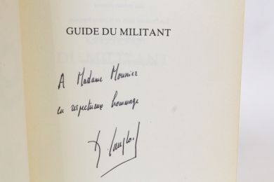 LANGLOIS : Guide du militant - Signiert, Erste Ausgabe - Edition-Originale.com