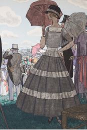 LANVIN : Belle journée. Robe d'après-midi de Jeanne Lanvin (pl.24, La Gazette du Bon ton, 1921 n°3) - Edition Originale - Edition-Originale.com