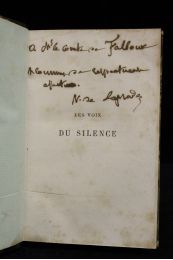 LAPRADE : Les voix du silence - Autographe, Edition Originale - Edition-Originale.com