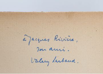 LARBAUD : Samuel Butler - Autographe, Edition Originale - Edition-Originale.com