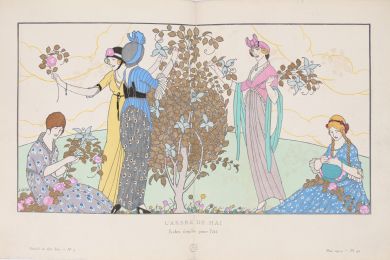 L'Arbre de mai. Robes simples pour l'été (pl.42, La Gazette du Bon ton, 1914 n°5) - Erste Ausgabe - Edition-Originale.com