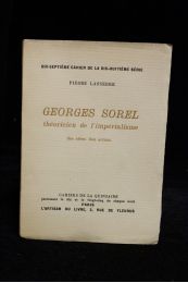 LASSERRE : Georges Sorel théoricien de l'impérialisme - Edition Originale - Edition-Originale.com