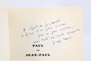 LAURENT : Paul et Jean-Paul - Signed book, First edition - Edition-Originale.com