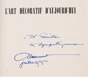 LE CORBUSIER : L'art décoratif d'aujourd'hui - Autographe, Edition Originale - Edition-Originale.com