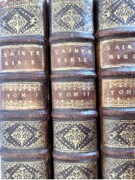 LE MAISTRE DE SACY : La Sainte Bible, traduite en françois le latin de la Vulgate à côté - Edition-Originale.com