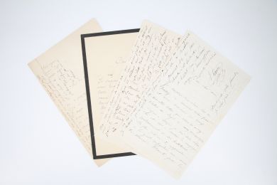 LE NOIR  : Correspondance de 4 lettres autographes signées adressée à Paul de Fleury - Autographe, Edition Originale - Edition-Originale.com