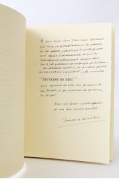 LE QUINTREC : Jeunesse de Dieu - Signed book, First edition - Edition-Originale.com