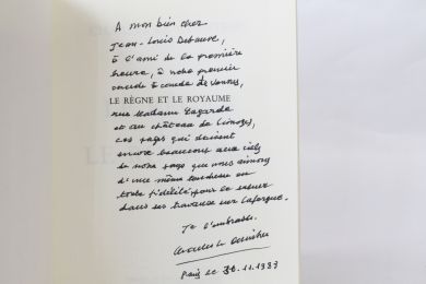 LE QUINTREC : Le règne et le royaume, poèmes - Signiert, Erste Ausgabe - Edition-Originale.com