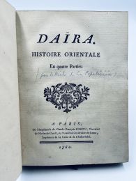 LE RICHE DE LA POPELINIERE : Daïra. Histoire orientale - Prima edizione - Edition-Originale.com